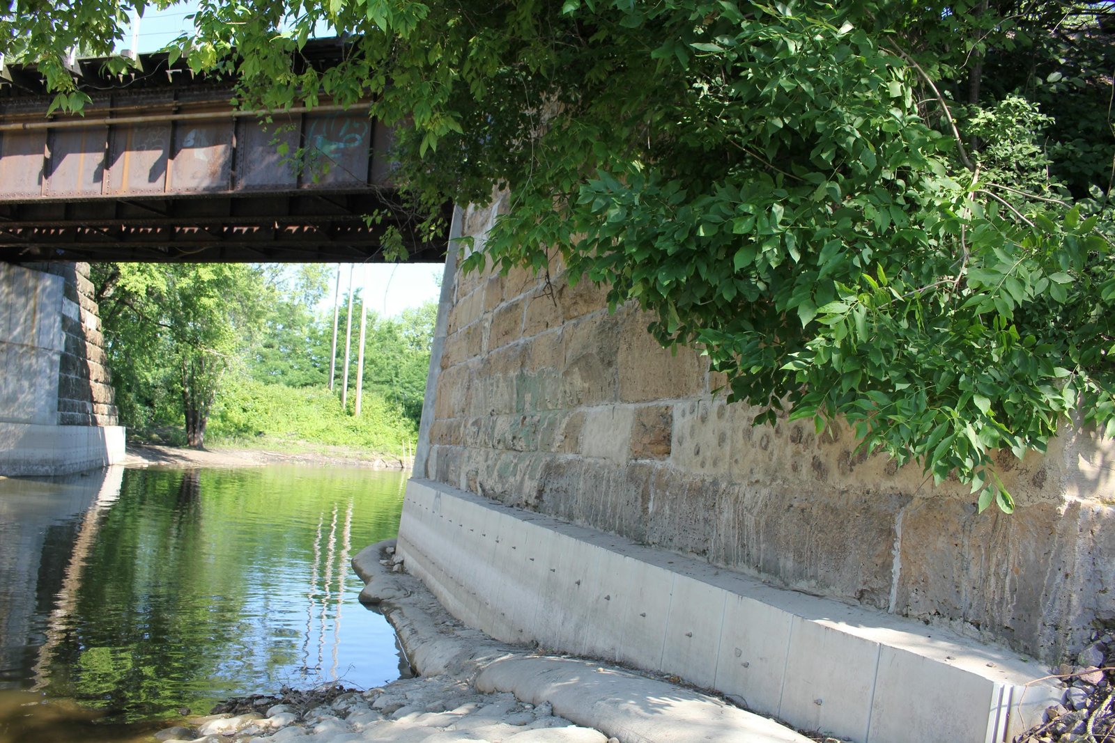 West abutment